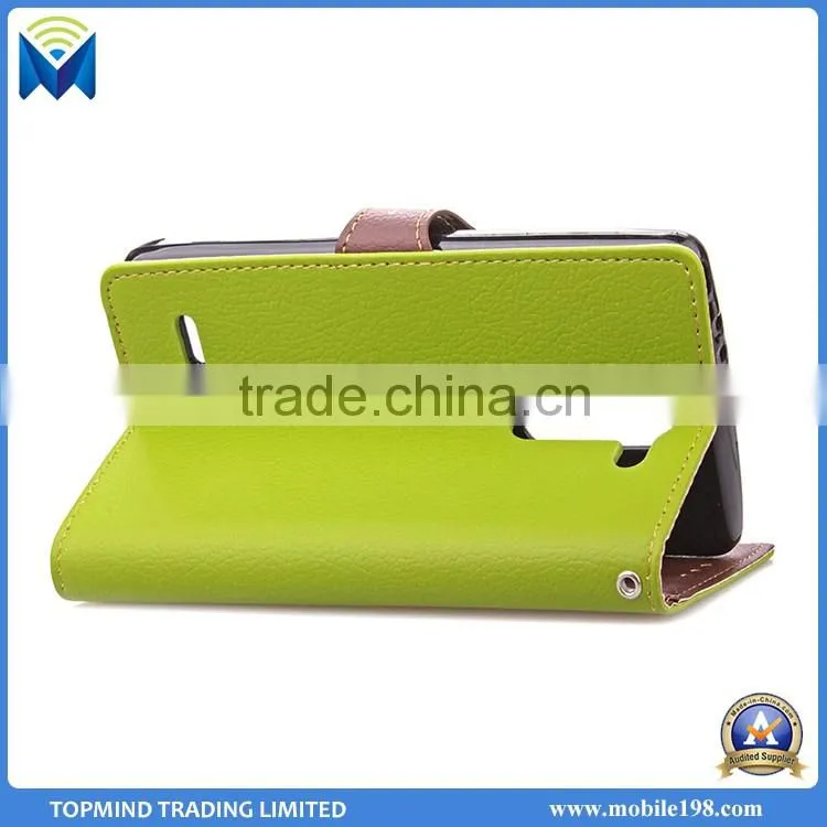 Shockproof Folio Cover PU Leather Case for Samsung Galaxy S6 Edge