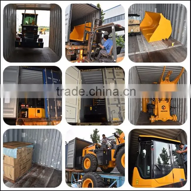 china 1 ton new mini shovel 4DW mini wheel loader for farm
