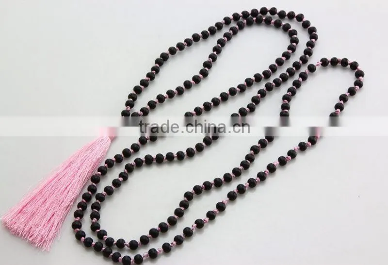 Custom Colorful Tassel Prayer 8mm Beads Bracelets