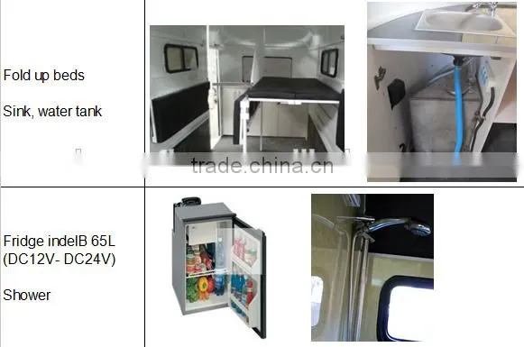 Deluxe horse floats with living quarters for sale