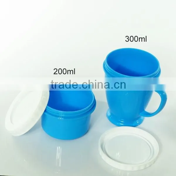 Promotion Gift Twist Lid Microwaveable 300ML Plastic Soup Container Set