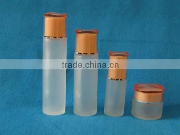 transparent glass bottles empty for cosmetic perfume