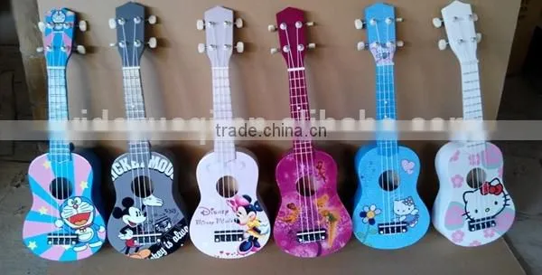 21 23 24 inch China cheap cartoon ukulele ukelele for sale