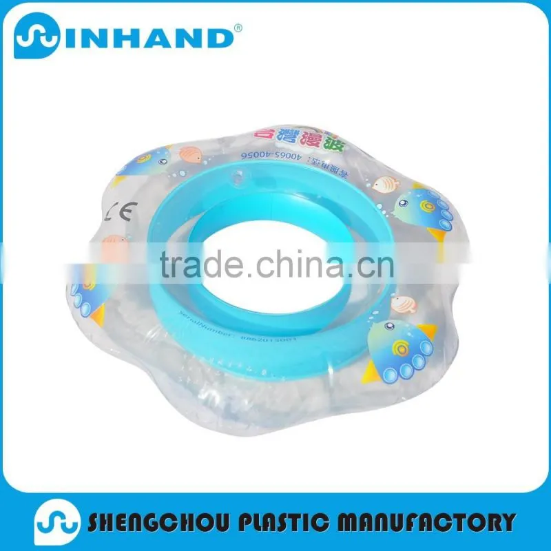 2016 Fashion high quality cheap PVC Swimming Inflatable Ring/baby swimming neck ring