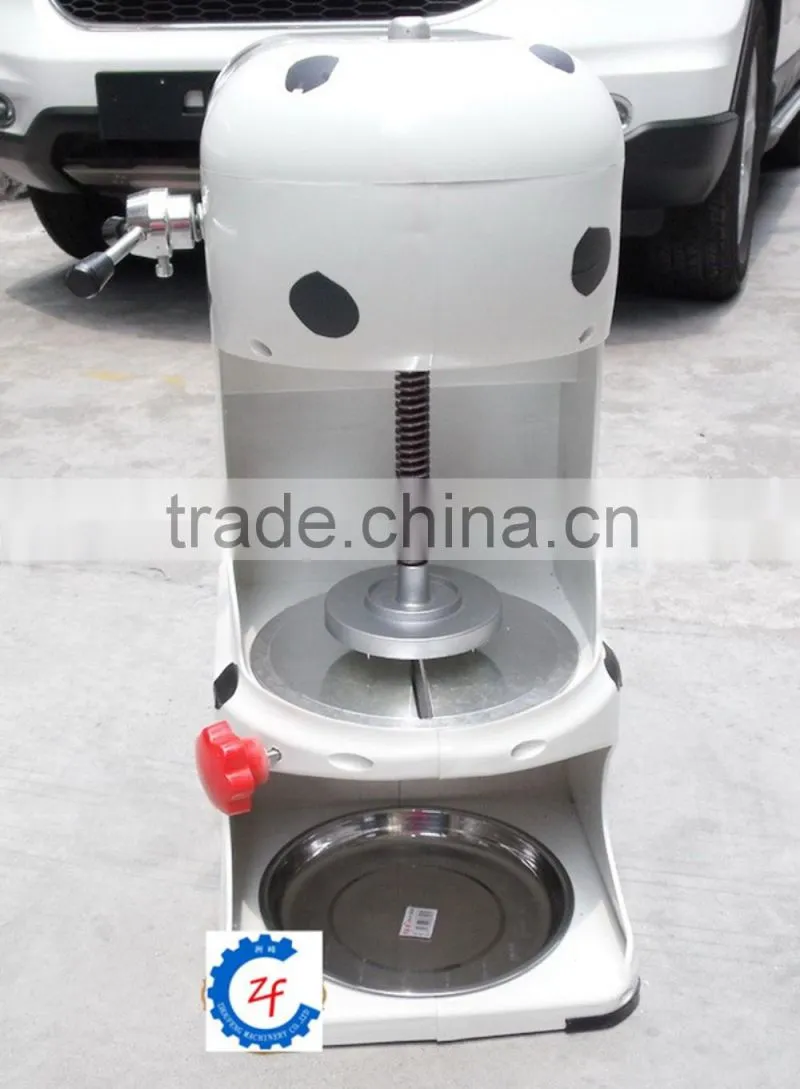 Good Quality Automatic Sundae Ice Cream Snow Flake Making Machine Ice Block Shaving machine Ice Crushe(Skype:lisa@jzhoufeng.com)
