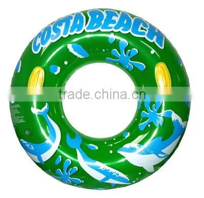 Printing small dolphin PVC inflatable swim ring
