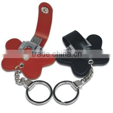 2015 Top selling cheapest USB 3.0 Promotion gift pendrive 1GB to 128GB Leather usb flash drive 2015