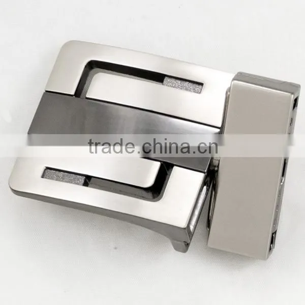 Square lion head metal buckle shape belt buckle