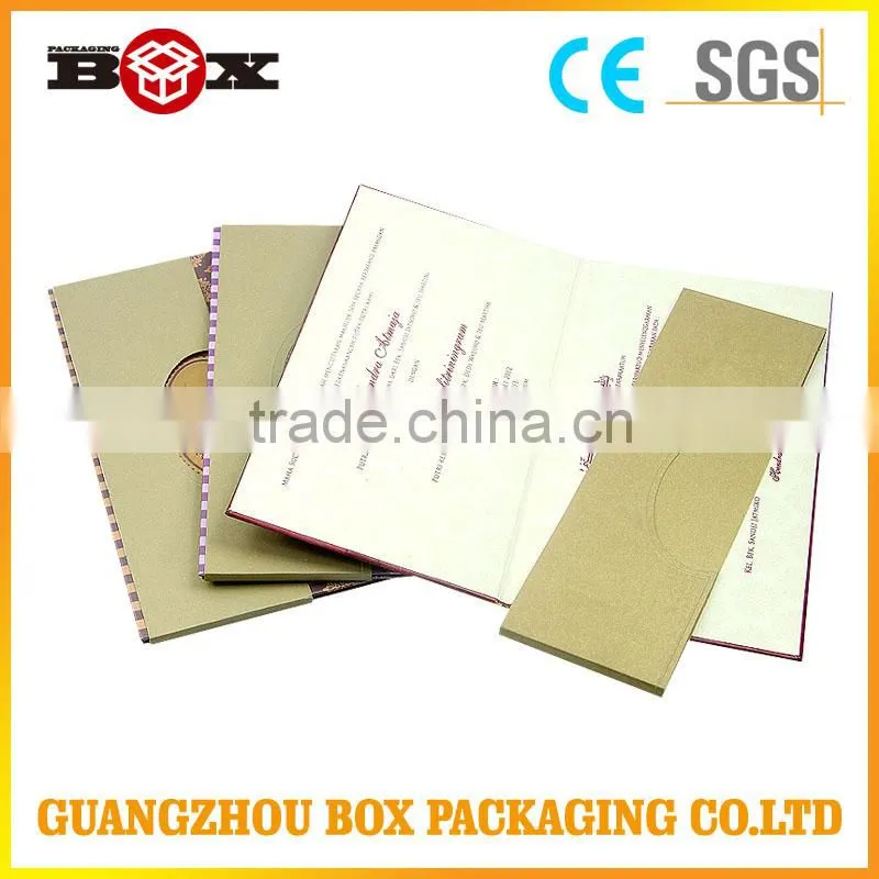 Handmade wedding invitation card