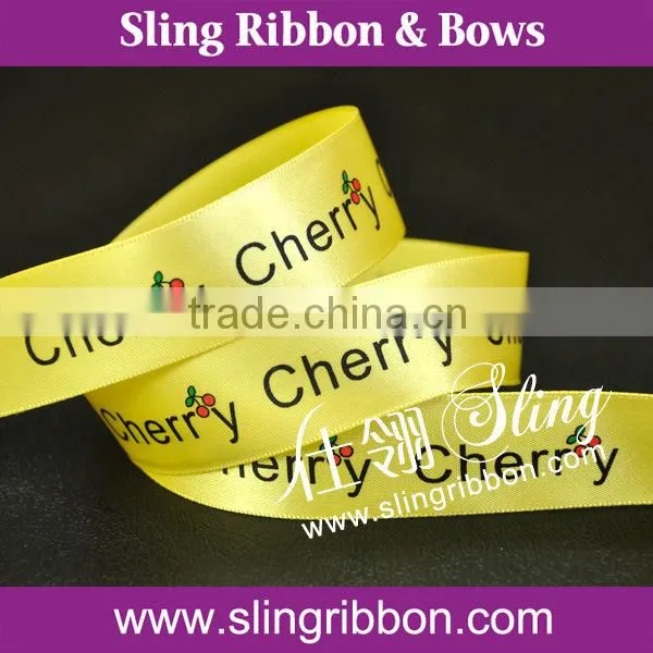 16MM Decorative Cherry Gift Printing Ribbon