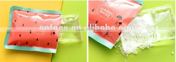 cute cartoon reusable PE mini ice packs / ice pack mini cold bag