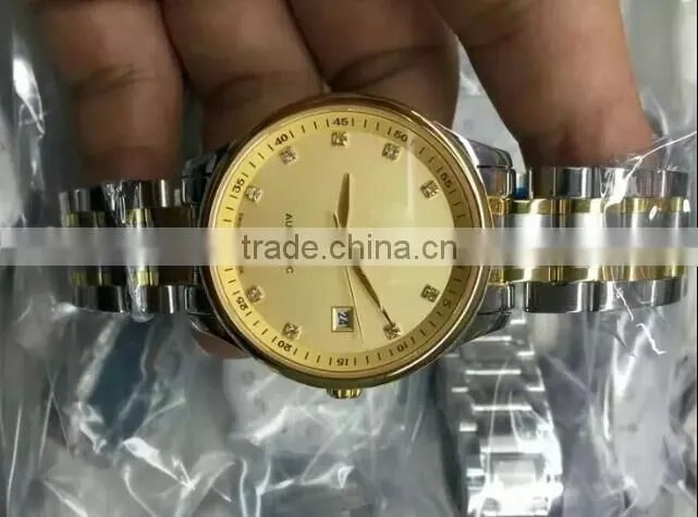new trend hot in alibaba stainless steel watches mens and womens watches