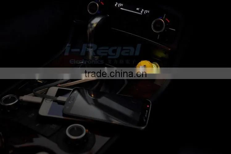Professional universal 5V2.1A/3A Dual usb car charger manufacturer