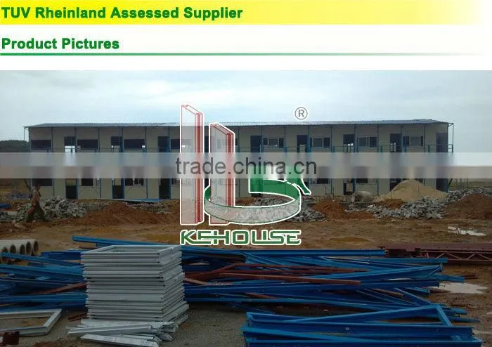2013 new style 2 storey steel building low cost prefab house