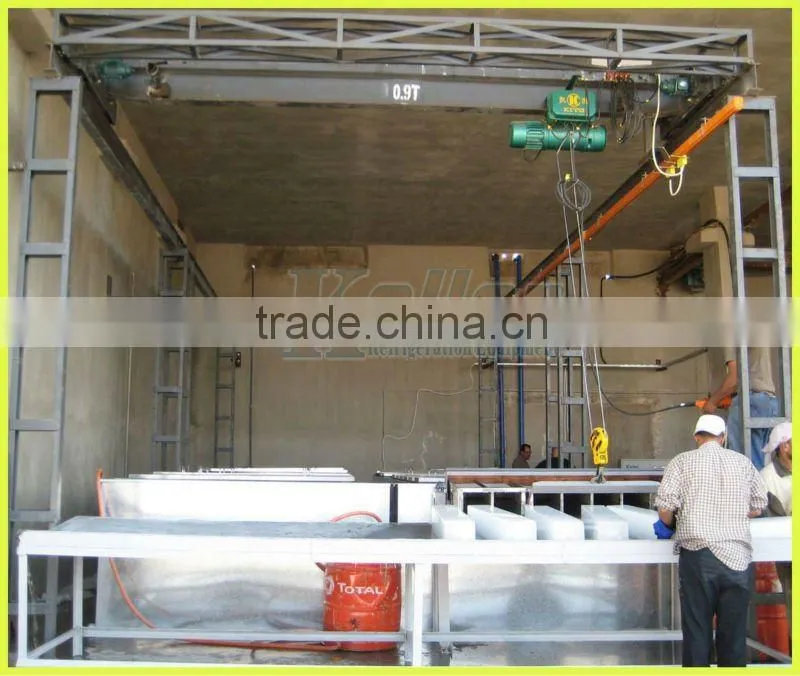 Industrial Hard Block Ice Machine for Hot Areas