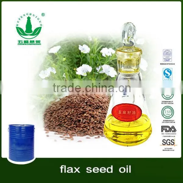 high quality linseed Oil manufacturer/softgel GMP factory