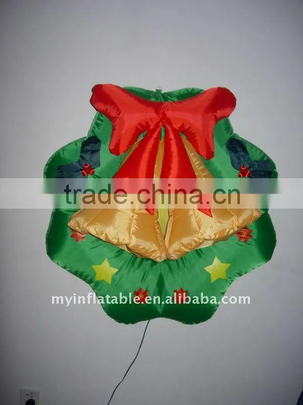 inflatable Christmas tree with snowman christmas decorations