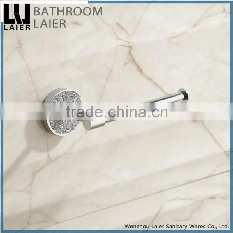 60933d hot sale zinc tube chrome plated hotel equipment modern design bathroom fittings names toilet paper holder