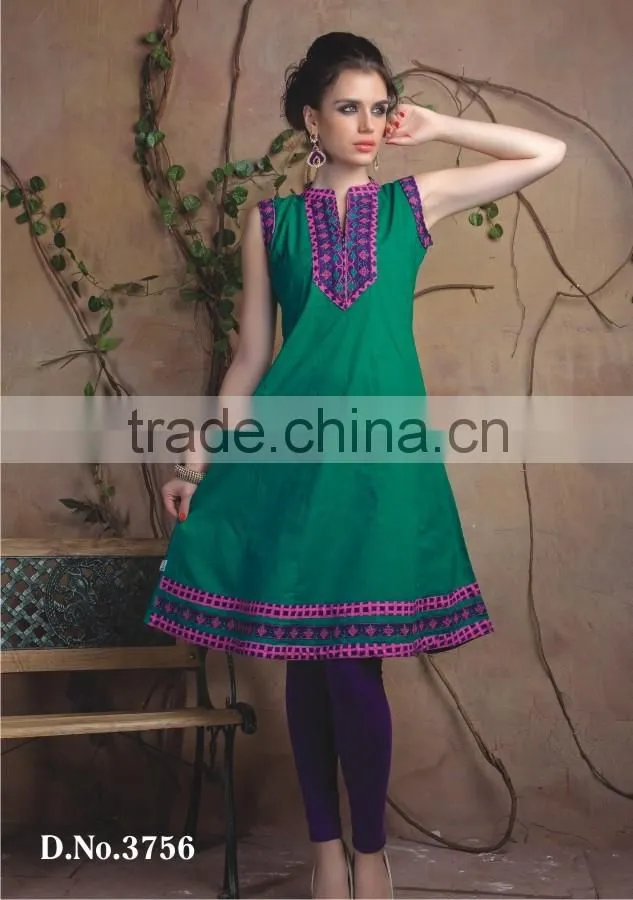 Pure Cotton Lahariya Style Printed Kurti