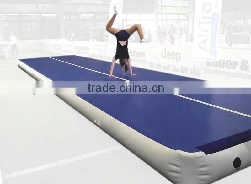 gymnastic tumble air track 12x2meter cheap Inflatable tumble gym track good quality