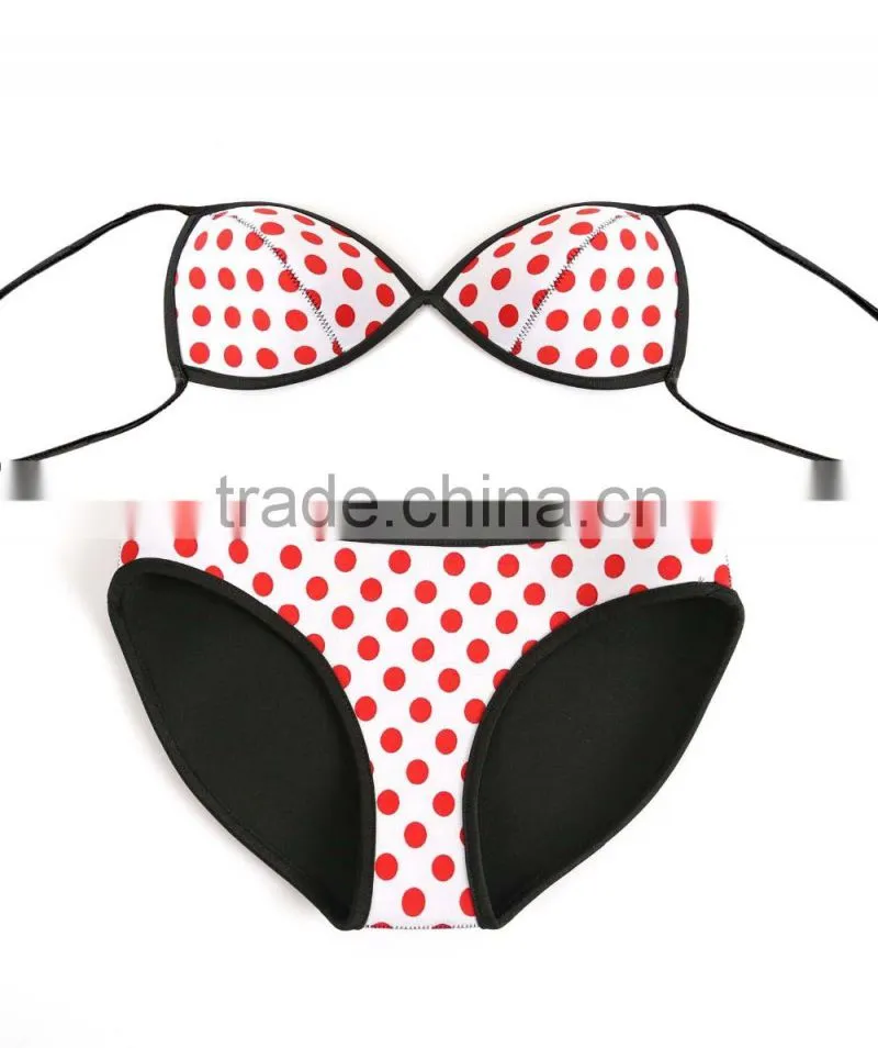 Waterproof micro bikini for women Fashion wholesale sex reversible Neoprene bikini bodychain