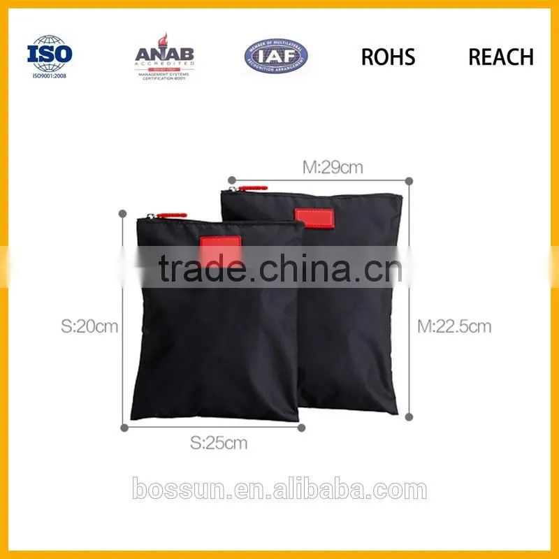 Nylon portable waterproof travel shoe printing drawstring bags with factory price