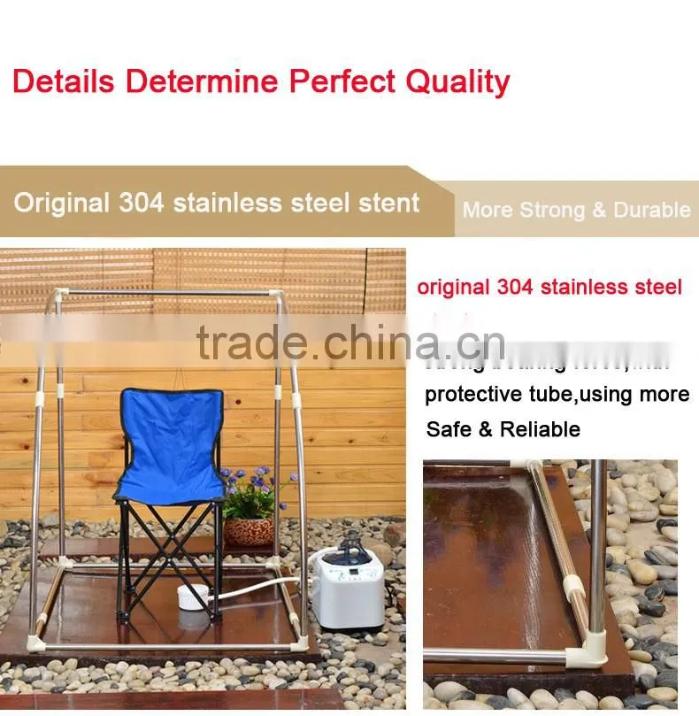 1200W 2L Capality One person Home Portable Steam Sauna Room