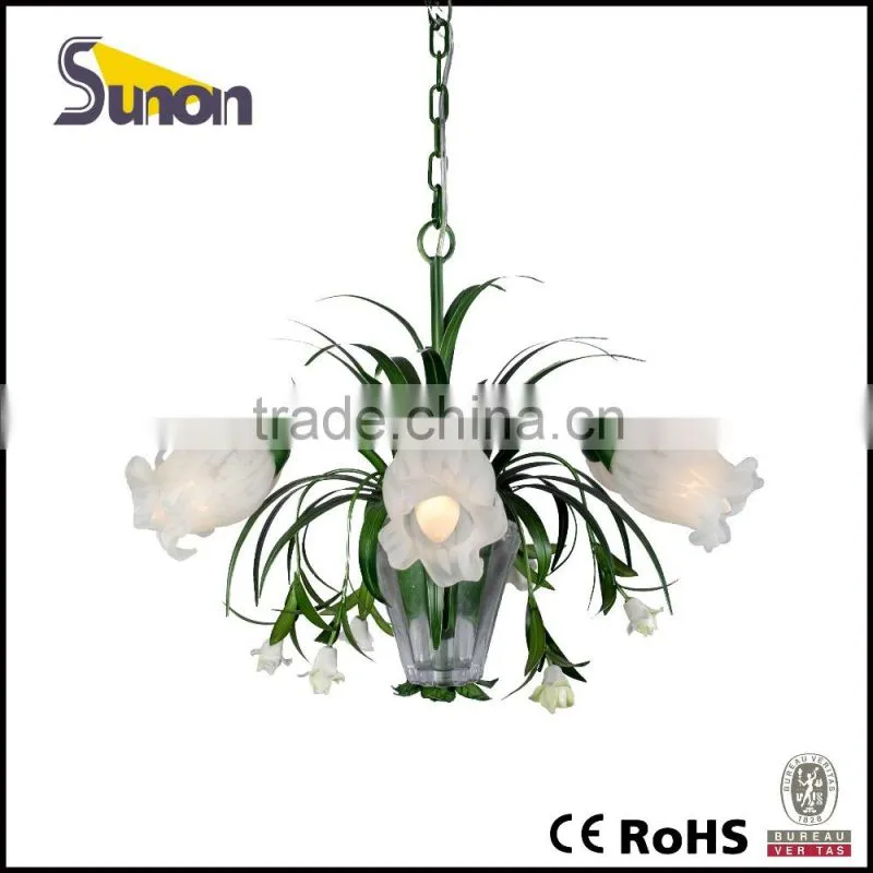 ST1022-1 artistic countryside style wrought Iron reading table lamp