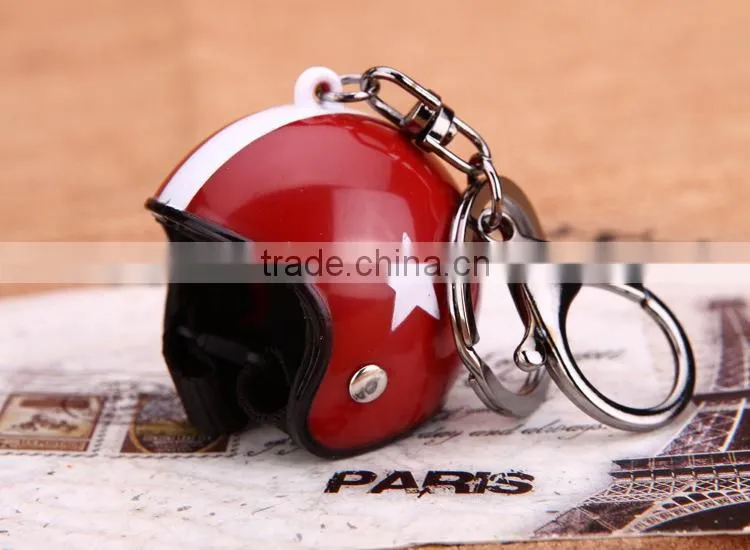 New motorcycle helmet custom keychain horseman keychain helmet keychain