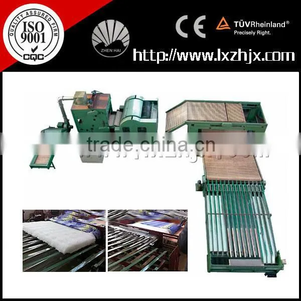 HFJ-88 Polyester fiber bedding covering production line,bedding machine