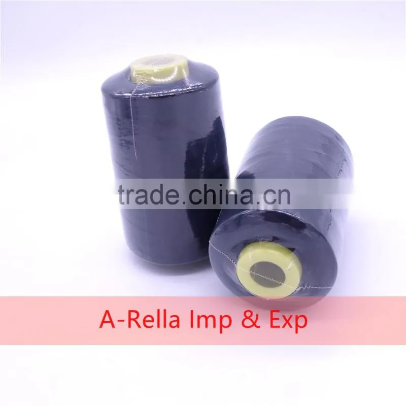 spun polyester sewing thread 5000m/cone dyed 40s/2