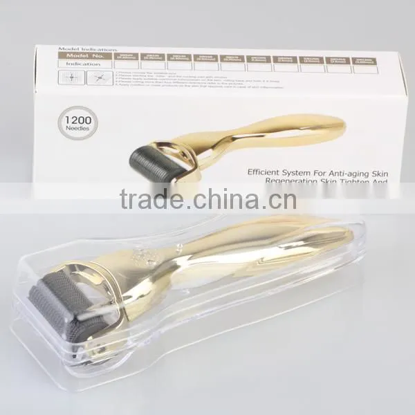 Portable Home Use facial massage 1200 Needles Derma Roller replacement head With ten needles size