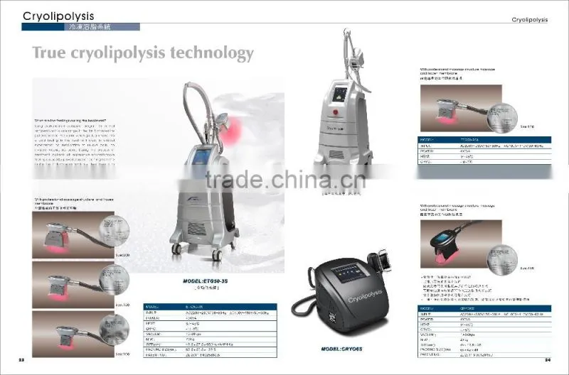 Top distributors wanted!!!cryolipolysis fat freezing machine home device with 3 sizes handle