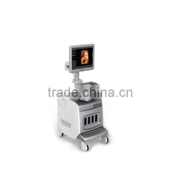 3D Trolley ultrasound scanner Color doppler ultrasound system (optional 4D)