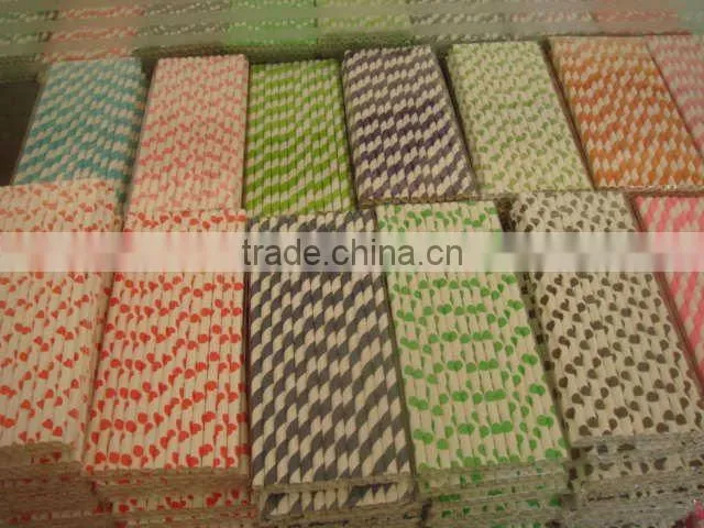 Kids Birthday Party Supplies red Paper Straws for wedding party