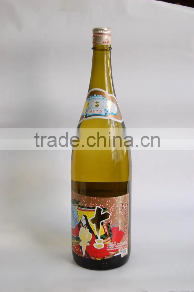 Alcohol 14% Japanese Sake with bottles