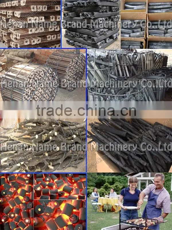 Best choice smokeless sawdust continuous wood charcoal carbonization furnace