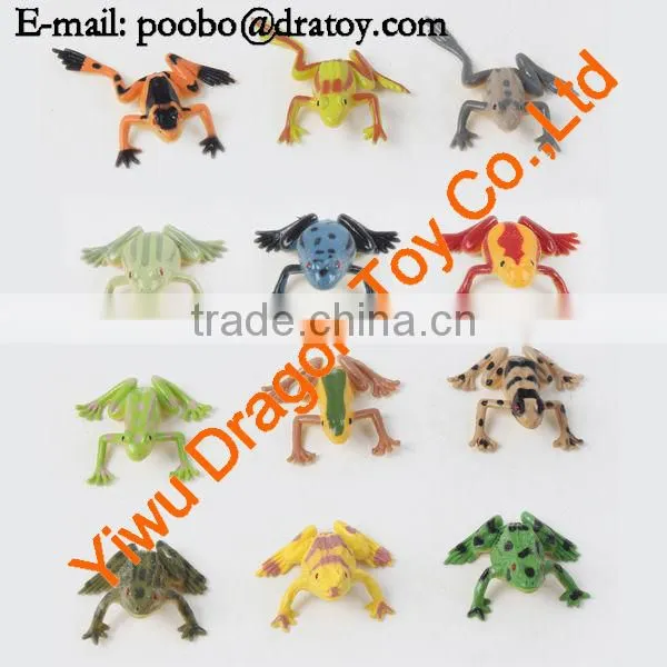 3D plastic cartoon figurine toys for children