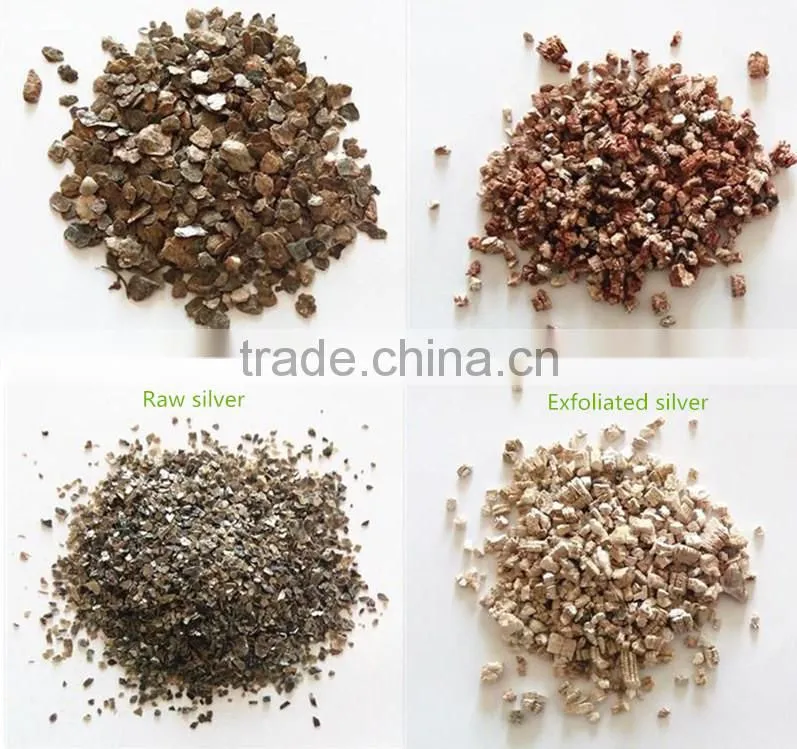 Golden raw vermiculite /unexpanded vermiculite/vermiculite ore
