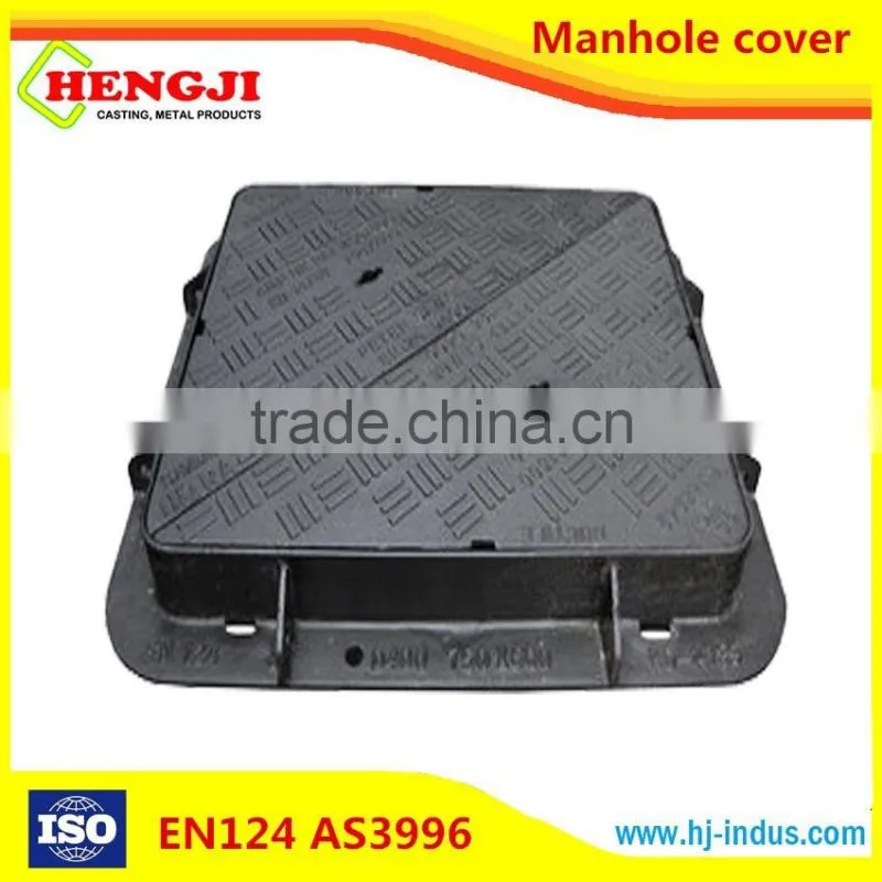 EN124 ISO9001 professional desigh of Ductile Iron Round and square OEM light duty manhole cover
