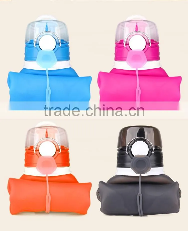 Kean new product S5 silicone sport water bottle for mountaineering