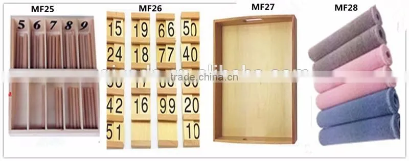 Educational toys 20pcs set montessori math teaching aids for kindergarten