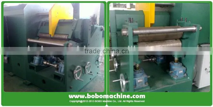 Agricultural wheel rolling machine
