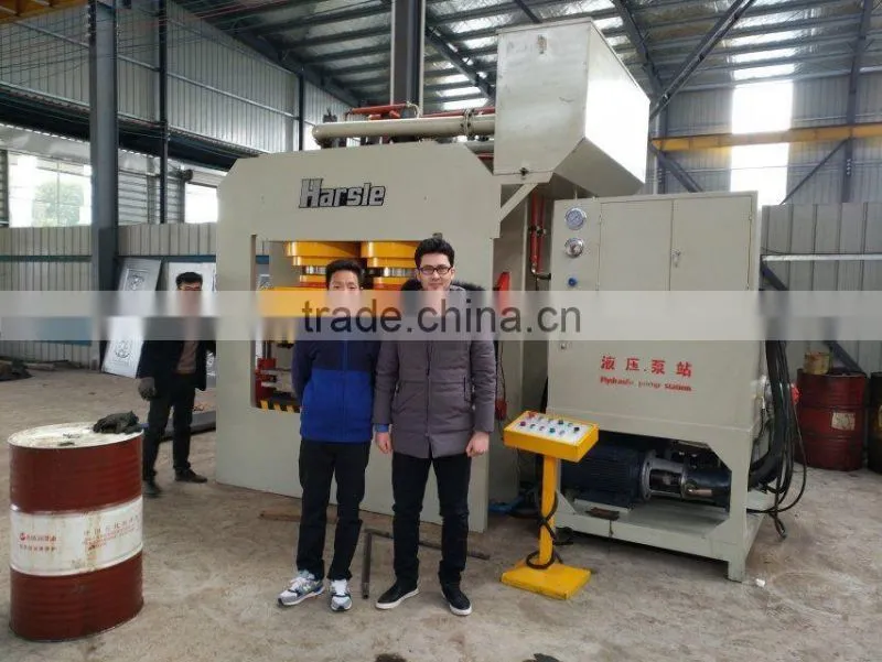 The harsle door embossing machine/hydraulic door making machine