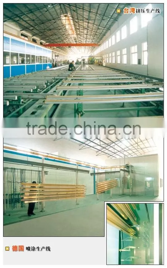 Aluminum-wood profile for ceiling