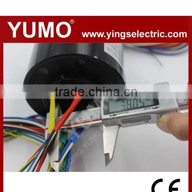 YUMO SRH038-8X-6S 20A/ring 12 rings electrical carbon brushes holder slip ring