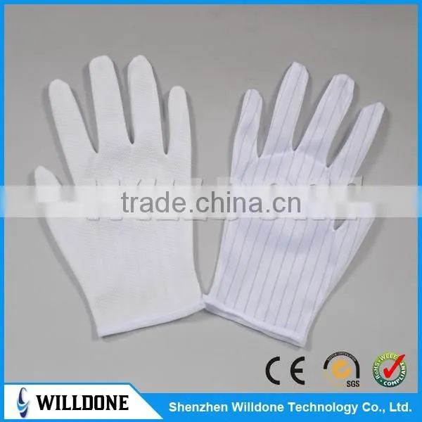 New Brand esd antistatic cleanroom gloves with high quality