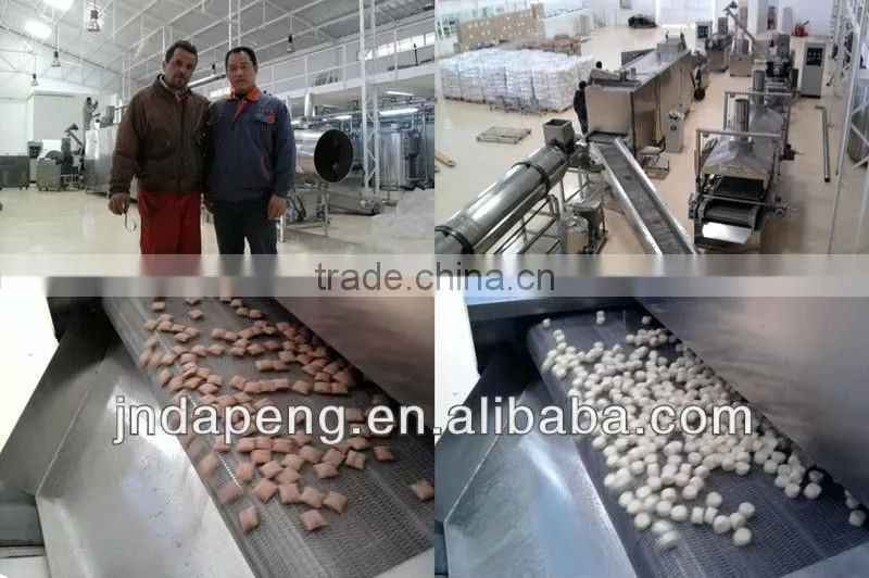 Stainless steel double mesh belt 7layer 9meters Dog feed pellet dryer/fish food dryer