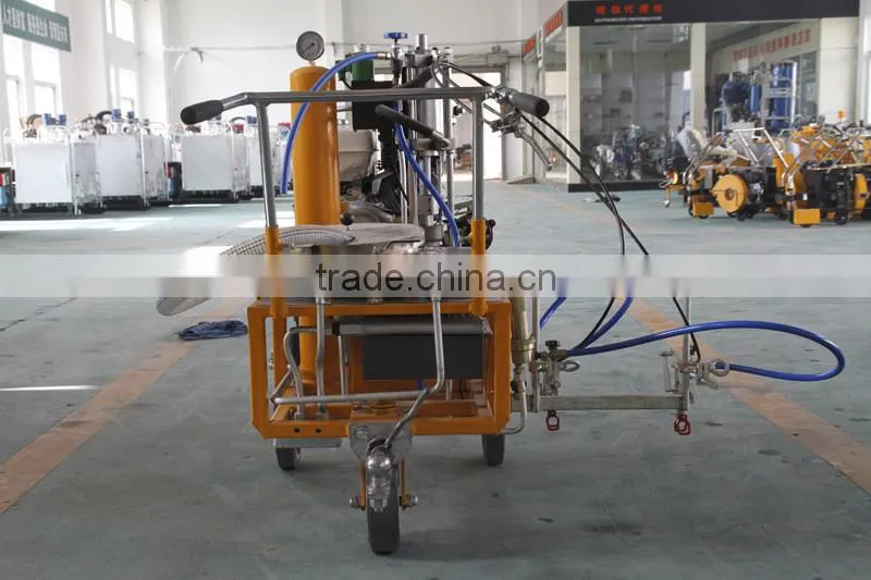 GD-6L hand push high pressure airless cold paint road marking spray paint machine