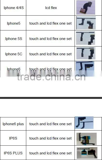 All kinds of model tester flex cable for iphone for samsung for note and a series of moblie phone